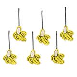 Go Bananas,'Fun Beaded Banana Christmas Ornaments (Set of 6)'
