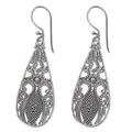 Silver Swing,'Sterling Silver Dangle Teardrop Earrings Made in Indonesia'