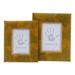 Autumn Spirit in Yellow,'Artisan Made Natural Fiber Photo Frames (4x6 and 3x5)'