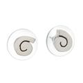 Wind Cyclones,'Taxco Sterling Silver Spiral Stud Earrings from Mexico'