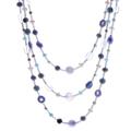 Dreamy Blue,'Blue Multi-Gemstone Beaded Strand Necklace from Thailand'