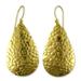 Glimmer,'Gold vermeil dangle earrings'