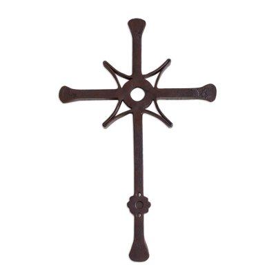 Wrought iron cross, 'Salvation'