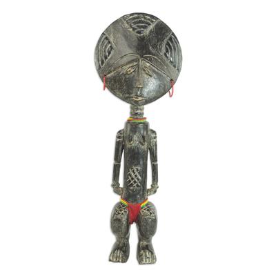 Dipo Festival,'Artisan Crafted Wood Fertility Doll from Ghana'