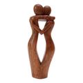 Magic Moment,'Hand Made Suar Wood Statuette from Bali'