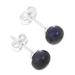 Perfectly Dark,'Artisan Crafted Dark Grey Cultured Pearl Studs'