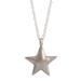 Full Blown Star,'925 Sterling Silver Pendant Necklace with Star Design'
