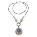 Ocean Heart,'Hand Crafted Cultured Mabe Pearl Pendant Necklace from Bali'