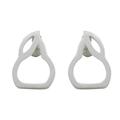 Pears,'Sterling Silver Pear Stud Earrings from Thailand'