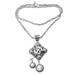 Noble Dragonfly,'Dragonfly Cultured Pearl Pendant Necklace from Bali'