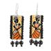 Ancestral Beauty,'Handcrafted Traditional Ceramic Dangle Earrings from India'