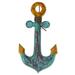 Anchors Aweigh,'Hand Carved Wood Wall Art Agel Grass from Indonesia'