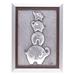 Family of Elephants,'Wall or Tabletop Aluminum Relief Panel of an Elephant Family'