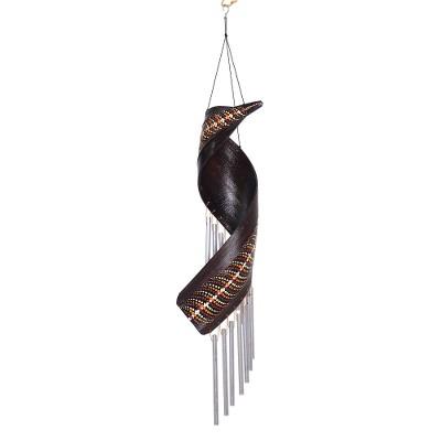 Morning Melody,'Artisan Crafted Coconut Fiber Wind Chime from Bali'