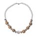 Elorm,'Handmade Eco-Smart Recycled Glass Bead Necklace from Ghana'