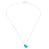 Turquoise Heart,'Crystal Heart Necklace'