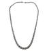 Bold Purity,'Foxtail chain Sterling Silver Chain Necklace from Bali'