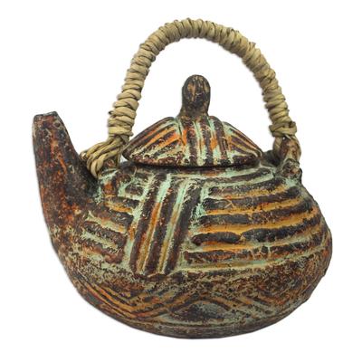 Elephant Kettle,'Decorative Elephant-Themed Ceramic Teapot'