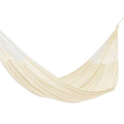 Uxmal Ivory,'Maya Ivory Rope Hammock (Triple)'