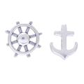 Setting Sail,'925 Silver Nautical Stud Earrings Handcrafted in Thailand'