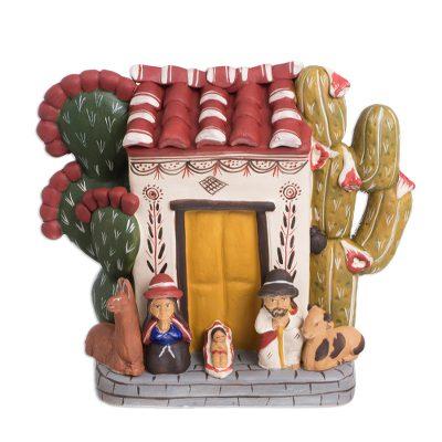 Christmas at Home,'Ceramic nativity scene'