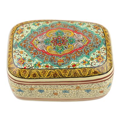 Persian Delight,'Lacquerware Wood and Papier Mache Box from India'