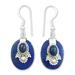 'Constellations' - Artisan Jewelry Lapis Lazuli and Sterling Silver Earrings
