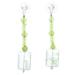 Sea Moss,'Artisan Crafted Quartz and Agate Earrings'