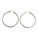 Sterling silver hoop earrings, 'Moonlit Goddess' (large)