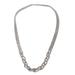 Mirage,'Sterling Silver Chain Necklace with Combination Finish'