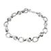 Traveling Circus,'Men's Sterling Silver Link Bracelet with Elephant Motif'