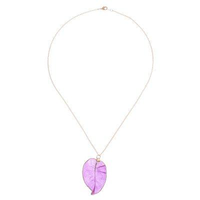 Bougainvillea Love in Purple,'Gold Accented Natural Flower Pendant Necklace in Purple'