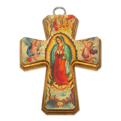 Queen of Heaven' - Artisan Crafted Christianity Wood Cross