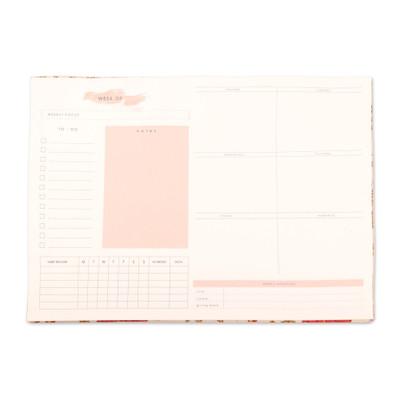 Florid Friends,'Cotton Weekly Planner with Recycle...