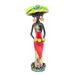 Catrina's Sweet Tooth,'Day of the Dead Catrina Ceramic Figurine in Red Dress'