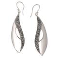 Closing Time,'Handmade Sterling Silver Dangle Earrings'