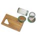 Entertainer,'Handcrafted Wood, Pine Needle and Glass Curated Gift Set'