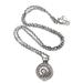 Gianyar Grace,'Amethyst and Sterling Silver Locket Pendant Necklace'