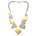 Golden Eye,'Handmade Gold-Plated Brass Pendant Necklace from Bali'