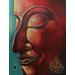 Peaceful Buddha I,'Signed Original Buddha Painting from Thailand'