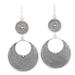 Mesmerized,'Hand Crafted Sterling Silver Dangle Earrings from India'