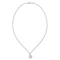 Cultured pearl pendant necklace, 'Radiant Purity'