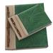 Autumn Spirit in Green,'Handcrafted Pair of Rice Paper Notebooks from Indonesia'