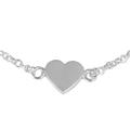 Full Heart,'Artisan Crafted Sterling Silver Heart Anklet from Thailand'