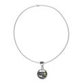 'Taxco Dawn' - Taxco Silver Pendant Peridot Necklace