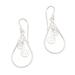 Bali Curls,'Curl Motif Sterling Silver Dangle Earrings from Bali'