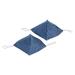 '2 Lapis Blue 2-Layer Contoured Cotton Elastic Loop Face Mask'