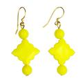 Sunshine Grace,'Eco-Friendly Beaded Dangle Earrings from Ghana'