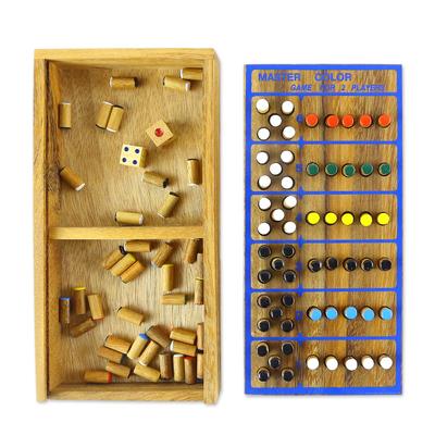 Code Breaker,'Hand Made Colorful Wood Peg Game from Thailand'