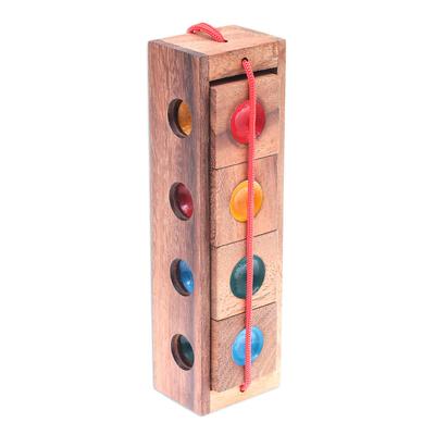 Traffic Light,'Colorful Wood Brain Teaser Puzzle from Thailand'